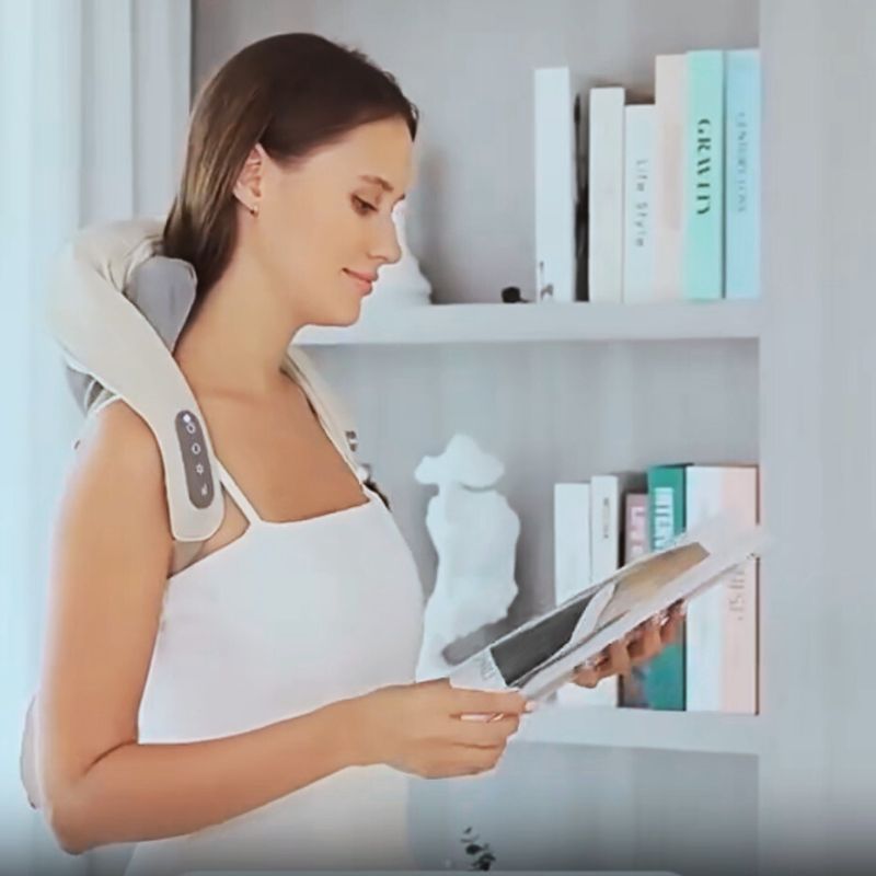 Neck And Shoulder Massager Heat Therapy